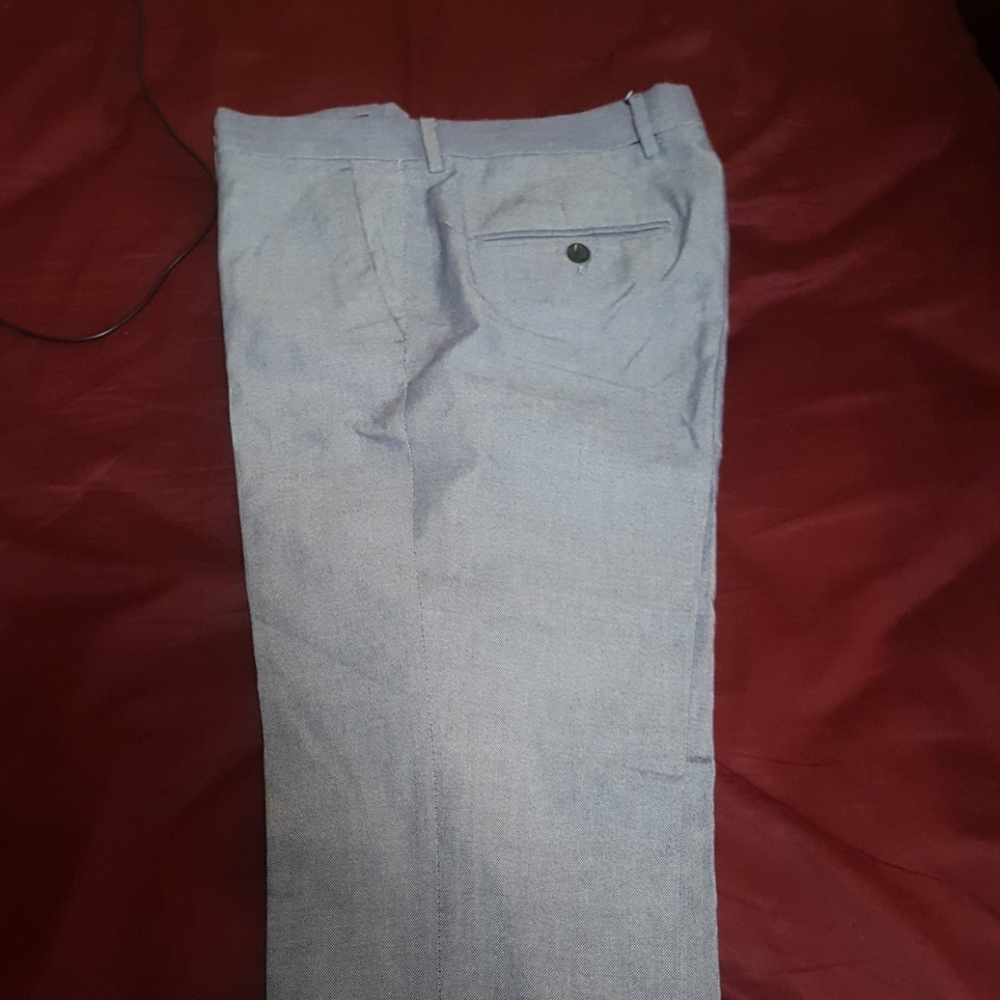 Blue dress pants